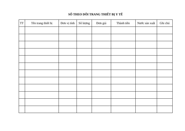 QUY TRÌNH QUẢN LÝ TRANG THIẾT BỊ Y TẾ TẠI BỆNH VIỆN ĐẢM BẢO AN TOÀN VÀ HIỆU QUẢ KHÁM CHỮA BỆNH