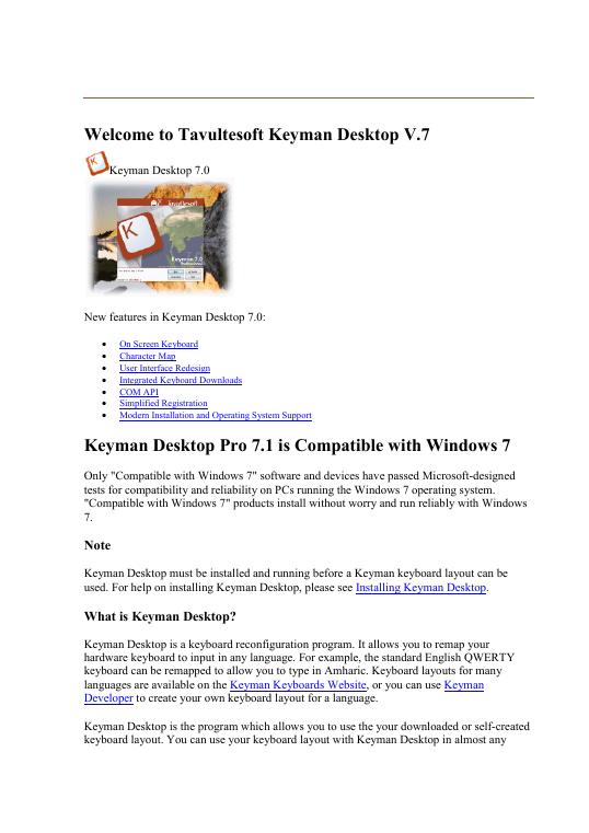 Bộ gõ Keyman v.7 support Windows 7 - Bài giảng khác - Nguyá»…n Anh Tuáº ...