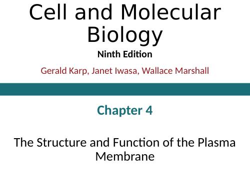 The Structure and Function of the Plasma Membrane - Lưu trữ tạm thời ...