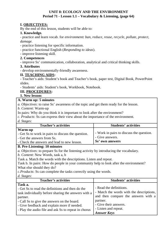 UNIT 8 - i-Learn Smart World 12 - Nguyễn Hạnh Vân - Thư viện Giáo án ...