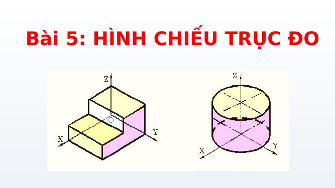 Bài 5. Hình chiếu trục đo - Công nghệ 11 - Nguyễn Thị Hương - Thư viện ...