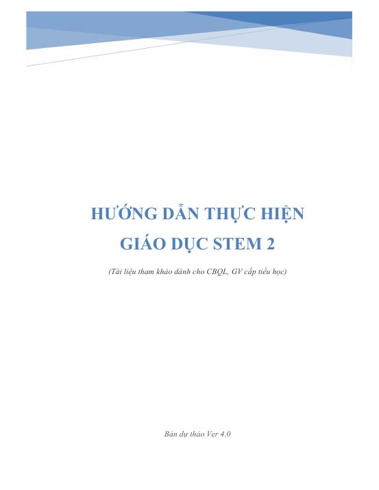 Hướng dẫn thực hiện giáo dục Steam lớp 2 - Toán học 2 - Phan Ngọc Ẩn ...